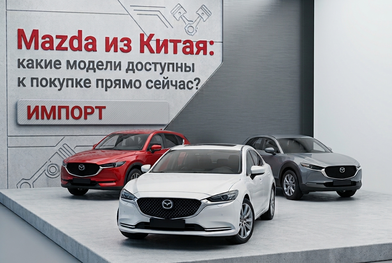 Показали, какие Mazda доступны к импорту из Китая прямо сейчас: CX-30 с небольшим пробегом и новый CX-50